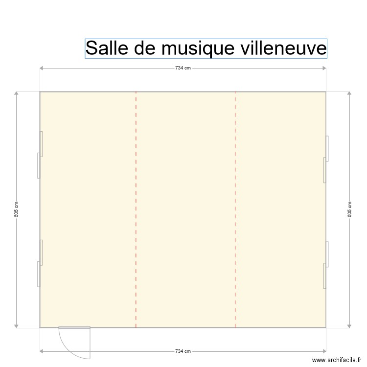 amadeus salle de musique Villeneuve. Plan de 0 pièce et 0 m2