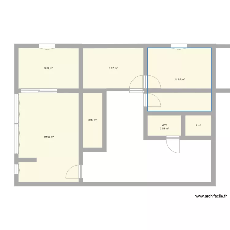 T3 Bois Blanc  B. Plan de 