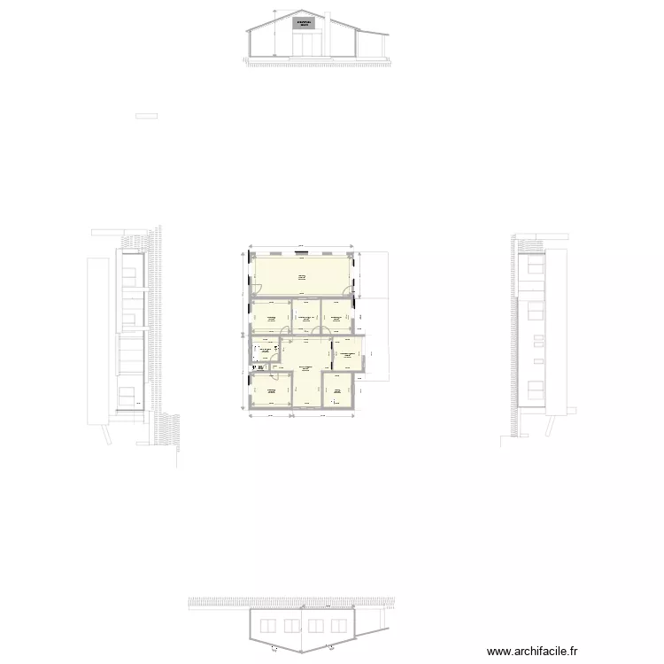 plan maison original 2018 avec varangue. Plan de 