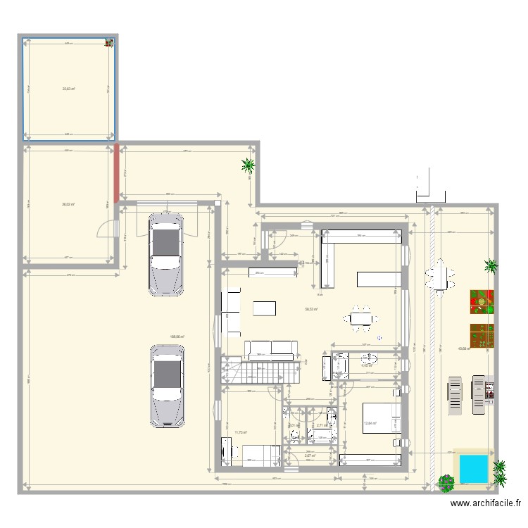 111p. Plan de 0 pièce et 0 m2