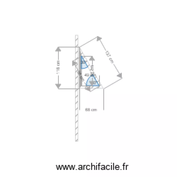 support panneau soliare. Plan de support panneau soliare. Plan de