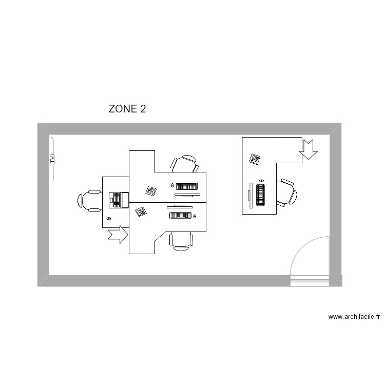 Zone 02. Plan de 0 pièce et 0 m2