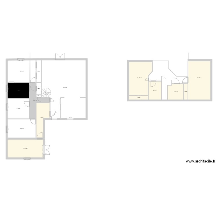 maison. Plan de 0 pièce et 0 m2