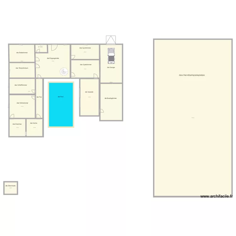 Mein Traumhaus. Plan de 