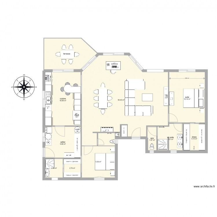 maison 1701 2017 bis1. Plan de 0 pièce et 0 m2