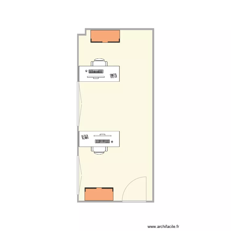 805 2 postes. Plan de 