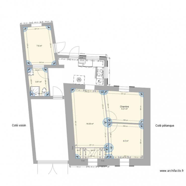cuisine. Plan de 0 pièce et 0 m2
