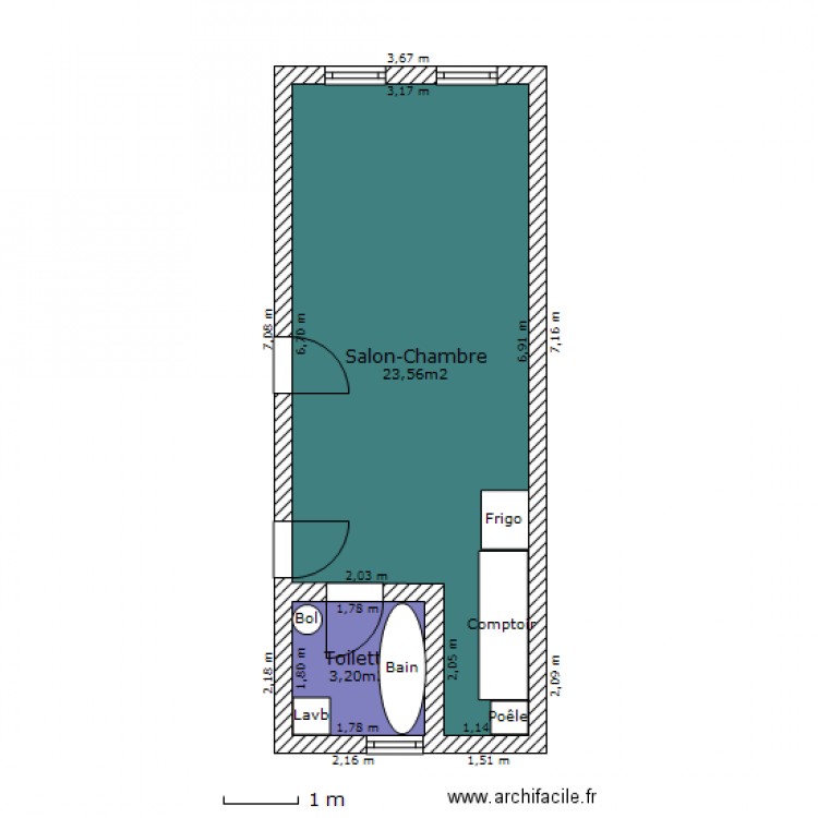 GAronB. Plan de 0 pièce et 0 m2