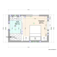 Plan suite parentale avec rangement pont