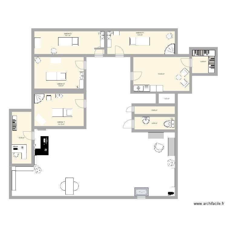 plan de mei li zen fini. Plan de 0 pièce et 0 m2