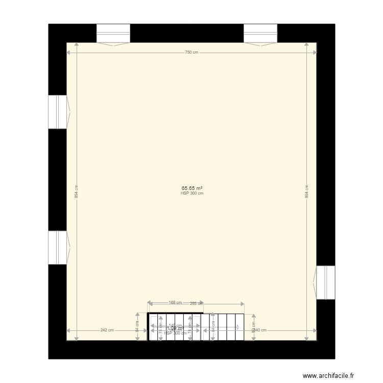 1er étage rénovée. Plan de 0 pièce et 0 m2