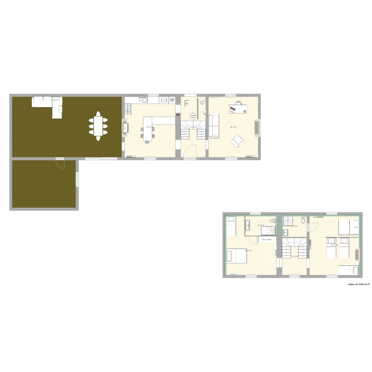 Cercueil. Plan de 0 pièce et 0 m2