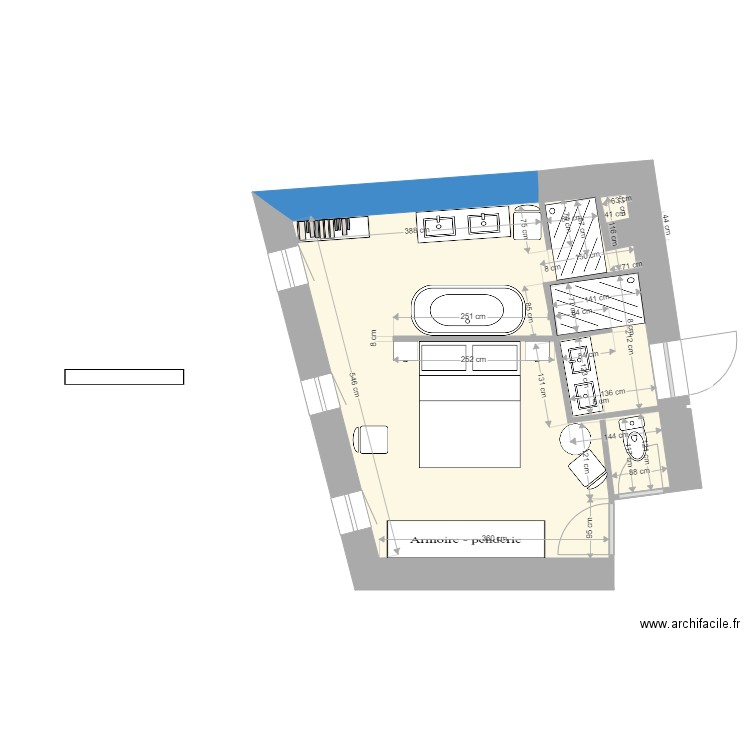 Notre Chambre  sdb 6. Plan de 0 pièce et 0 m2