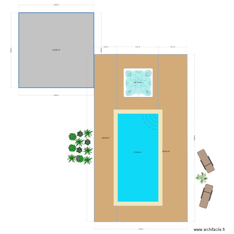 CUISINE. Plan de 5 pièces et 135 m2