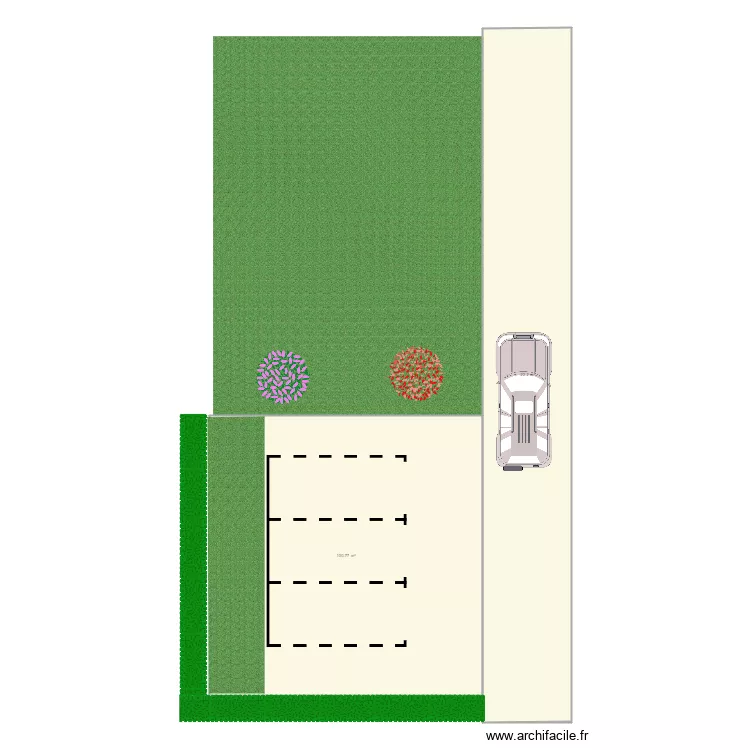 jardin. Plan de jardin. Plan de