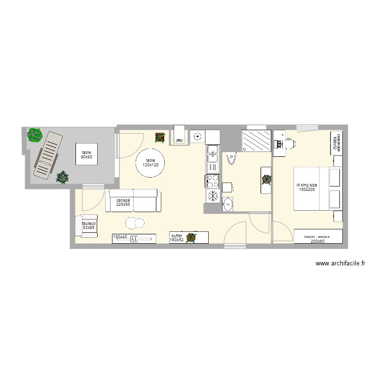 Lot 21 ISIS F2 2ième étage. Plan de 0 pièce et 0 m2