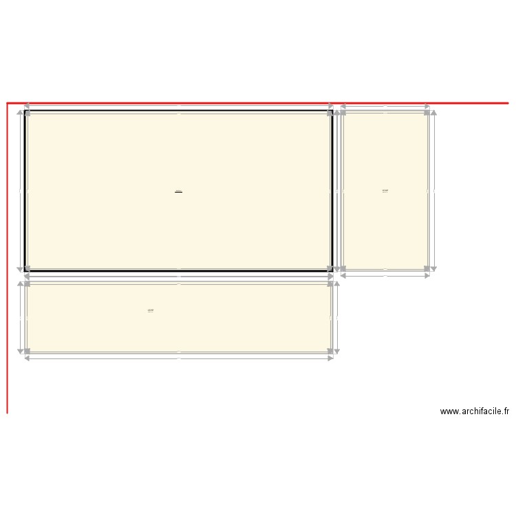 PLAN DE MASSE SIBO. Plan de 3 pièces et 1575 m2