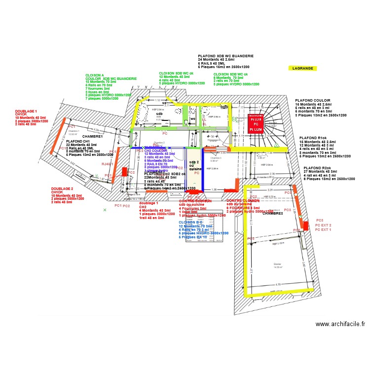 R1 PLACO FOIX. Plan de 0 pièce et 0 m2