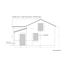 coupe fa&ccedil;ade nord apr&egrave;s travaux