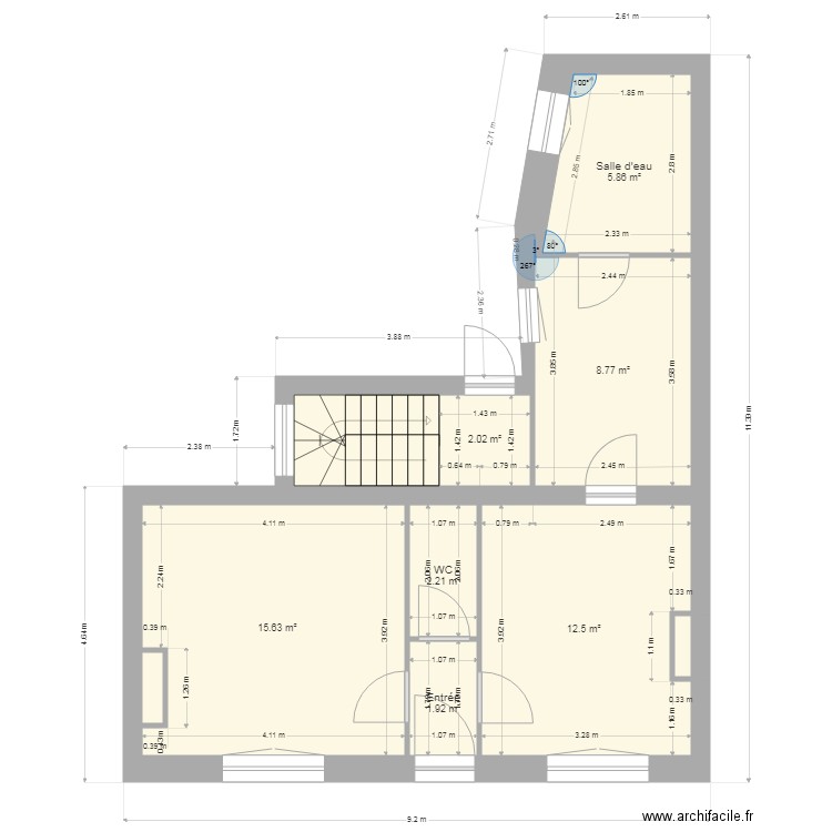 VILLENEUVE. Plan de 0 pièce et 0 m2