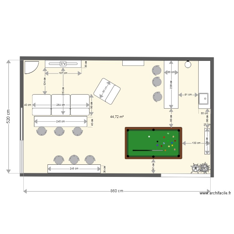 Casa Creston Bar 3era Opción. Plan de 0 pièce et 0 m2