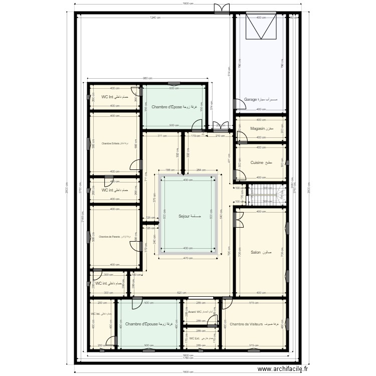 Plan maison Cheikh  Haroun Toure . Plan de 0 pièce et 0 m2