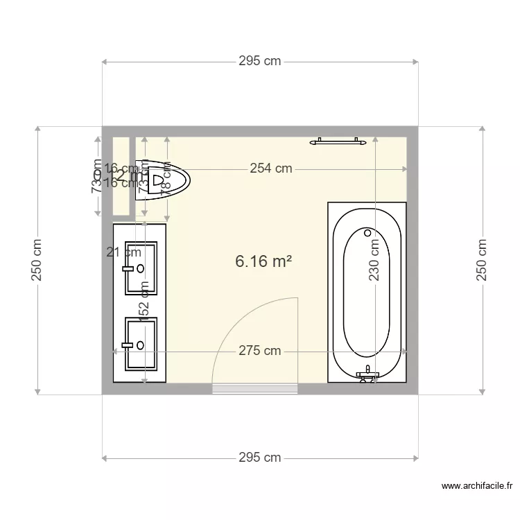 lethier etage. Plan de 