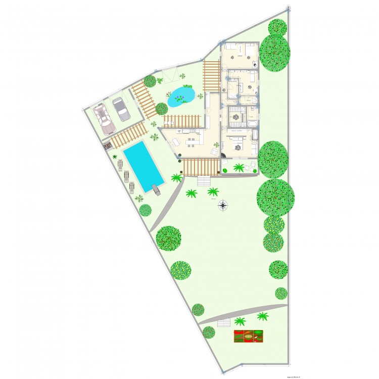 maison saint genis extention 2. Plan de 0 pièce et 0 m2