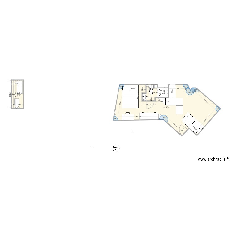 Appartement St Maure V4. Plan de 0 pièce et 0 m2