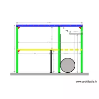 Plan bureaux vue de face