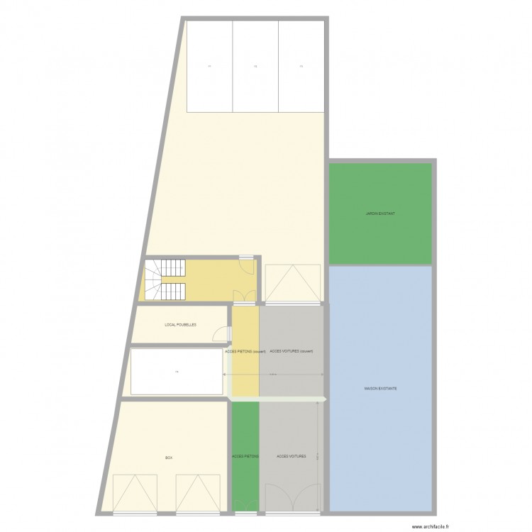 ce PARK  recul 6m 1 seul box. Plan de 0 pièce et 0 m2