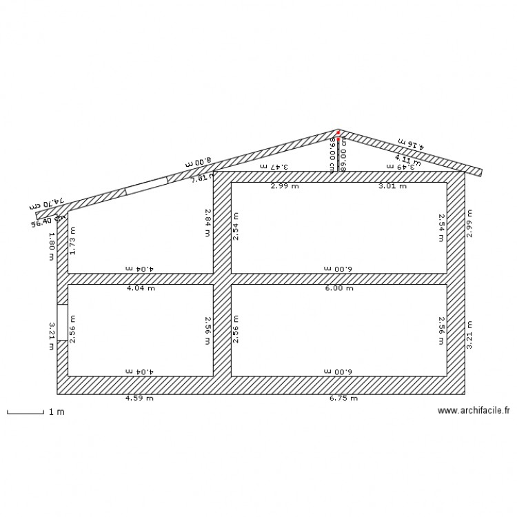 Chamberthaud Coupe. Plan de 0 pièce et 0 m2