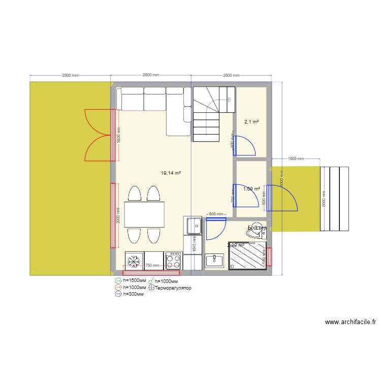 60 222. Plan de 0 pièce et 0 m2