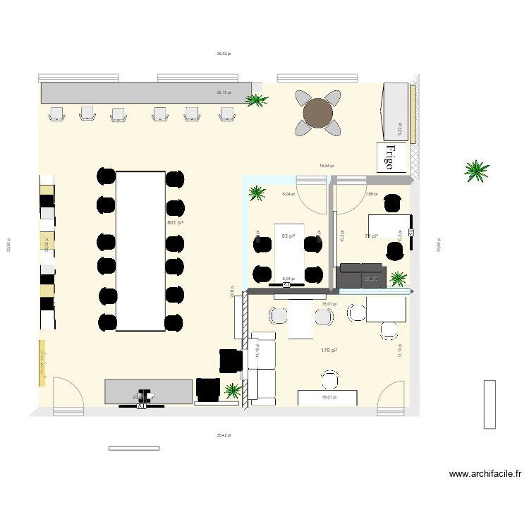 CEGEP  vitre en verre am&eacute;lior&eacute; oct 2022. Plan de 0 pièce et 0 m2