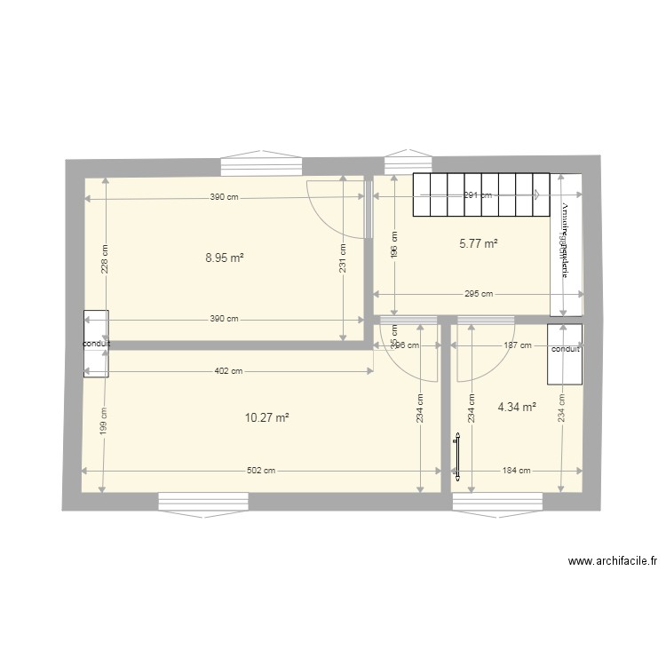 ETAGE version 1 avec cotation. Plan de 0 pièce et 0 m2