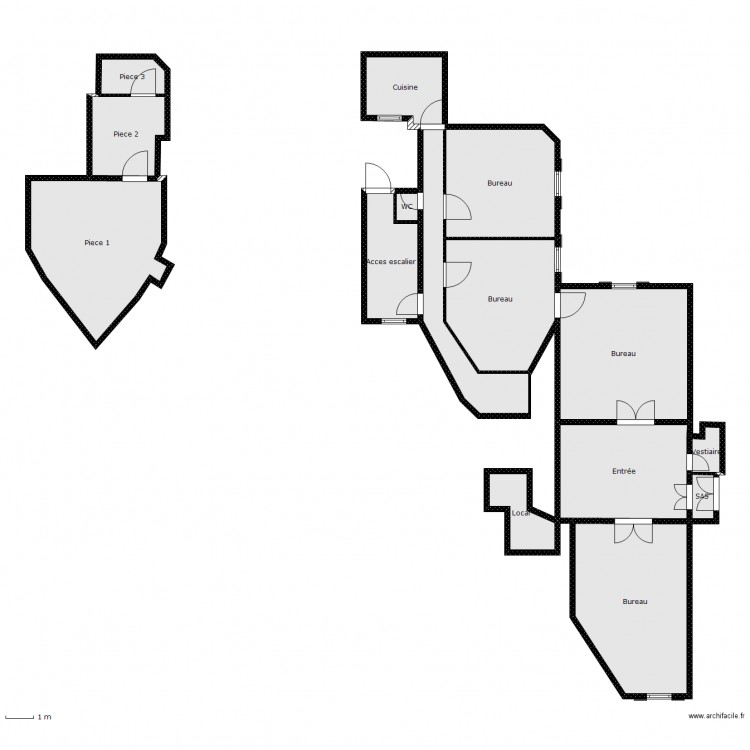 friedland. Plan de 0 pièce et 0 m2