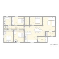 Plan maison 2  rectangle