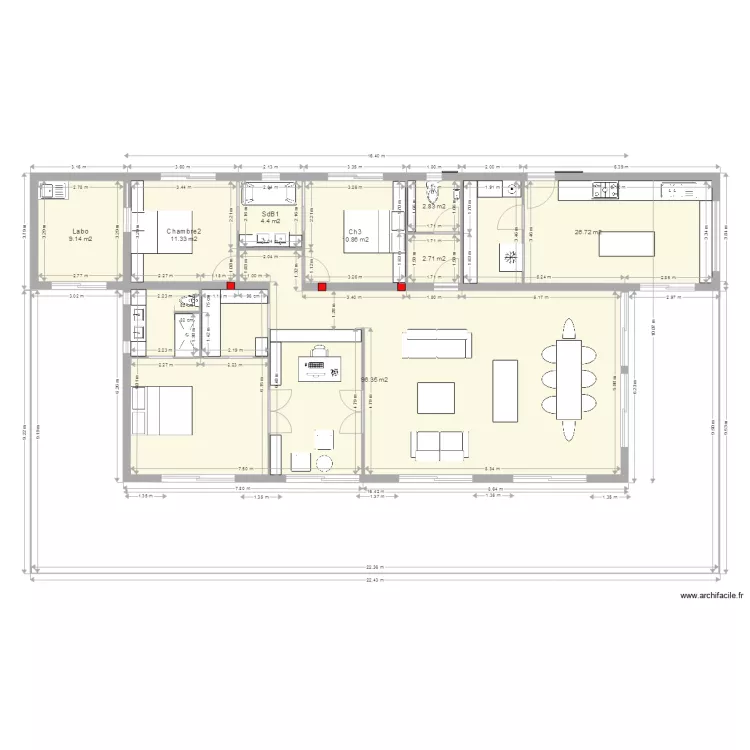 La case bambou maison style créole grand séjour. Plan de La case bambou maison style créole grand séjour. Plan de