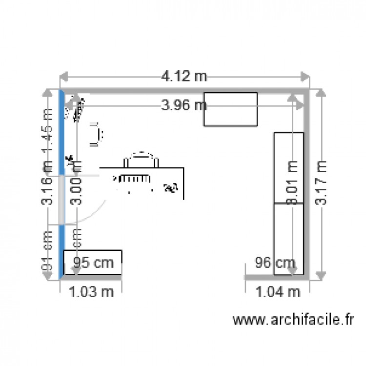 extention. Plan de 0 pièce et 0 m2