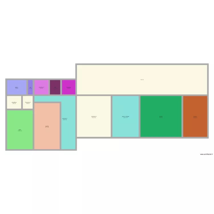 pfe. Plan de 0 pièce et 0 m2