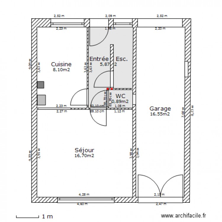 RC_actuel. Plan de 0 pièce et 0 m2