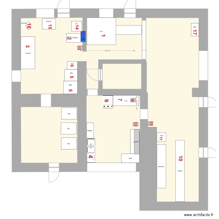 Esseric. Plan de 0 pièce et 0 m2