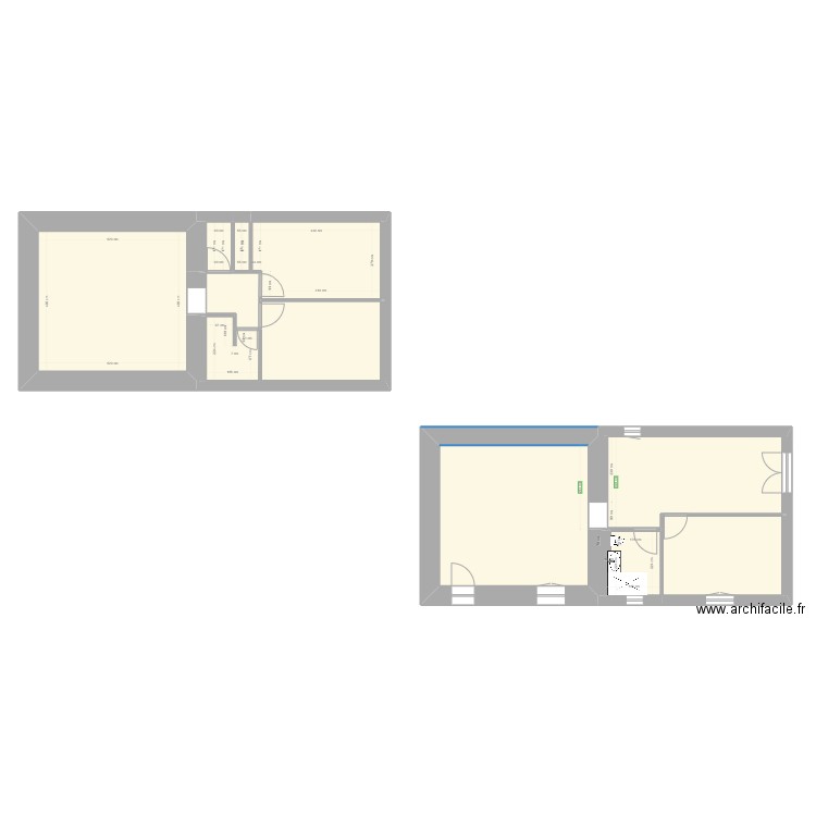 maison lapendarie. Plan de 11 pièces et 116 m2