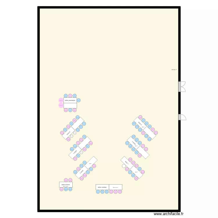 plan de table. Plan de 