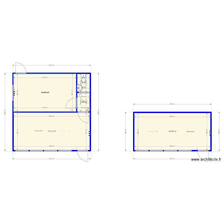 MATEXI - Location. Plan de 5 pièces et 51 m2