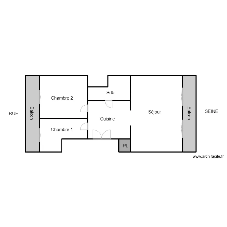 BOURRELIER . Plan de 