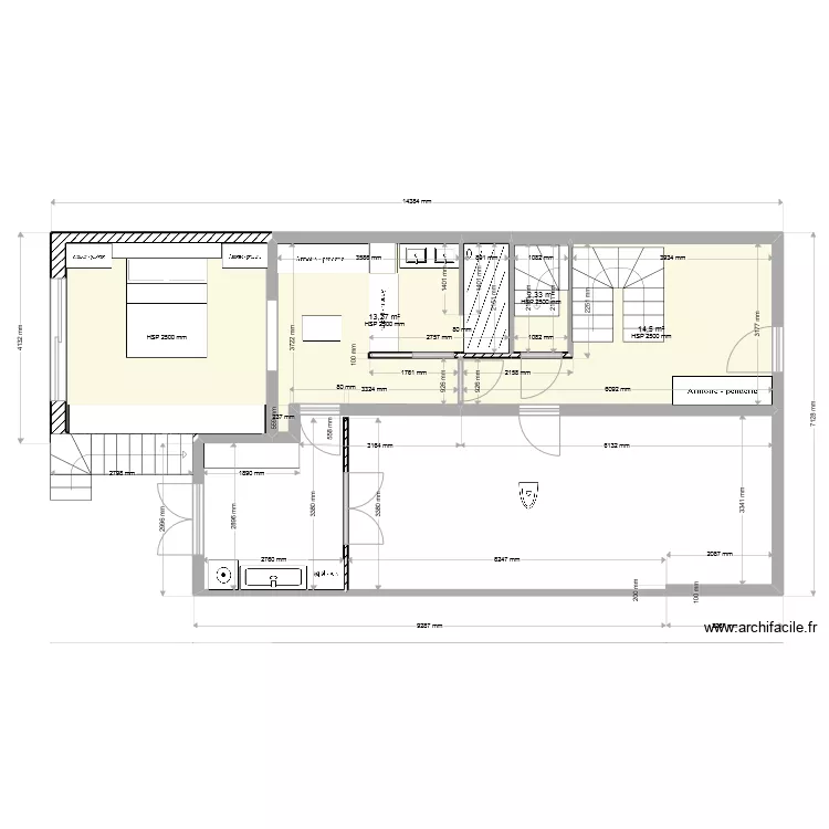 RDC plan agrandissement Seb. Plan de 