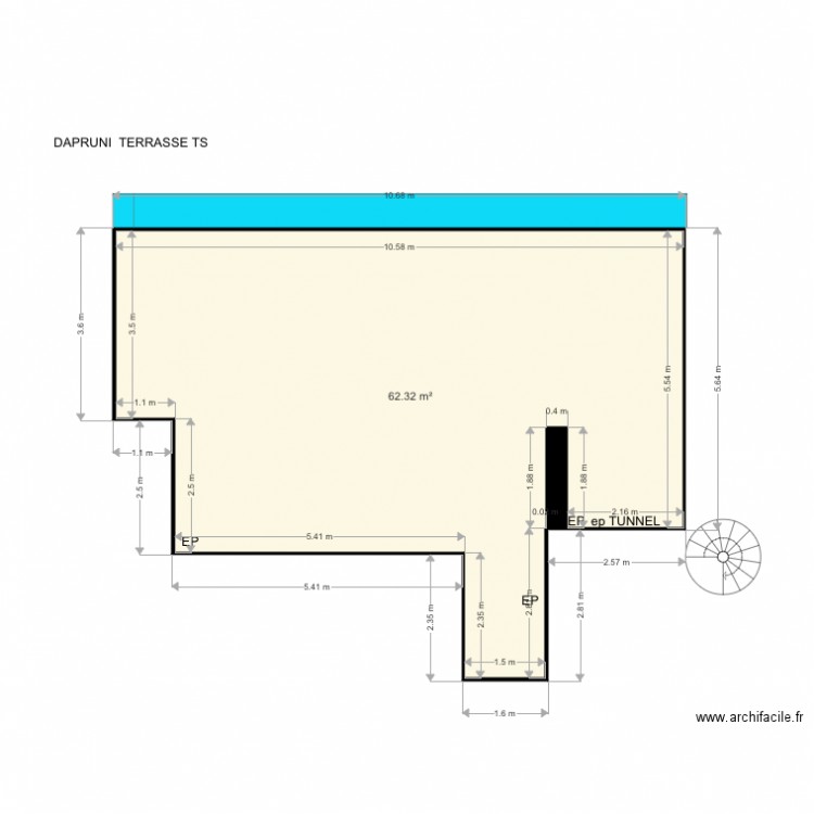 VILLA DAPRUNI TS 2. Plan de 0 pièce et 0 m2