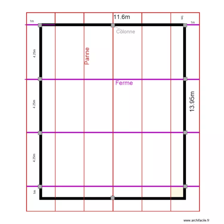 ferme abri transfo2. Plan de 
