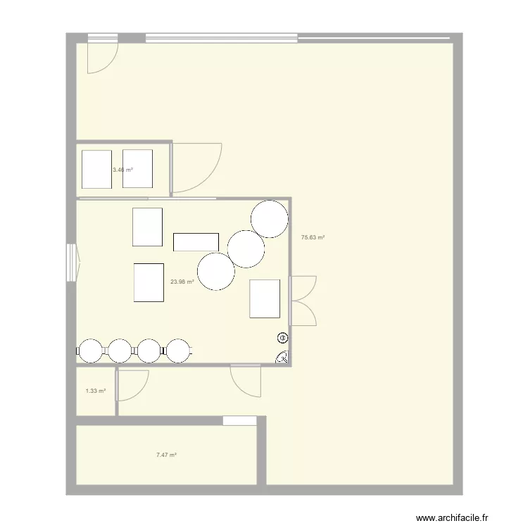 miellerie bb. Plan de 